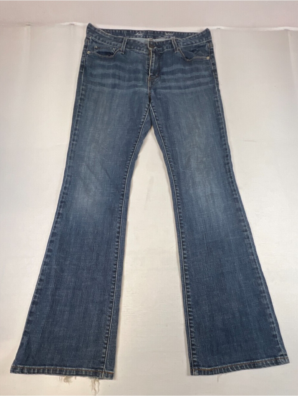 Levi's Women 10L/W30 Bootcut Blue Jeans Medium Wash Stretch Denim Pants
